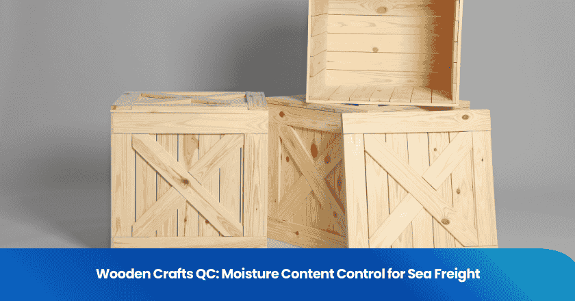 Wooden Crafts QC: Moisture Content Control for Sea Freight